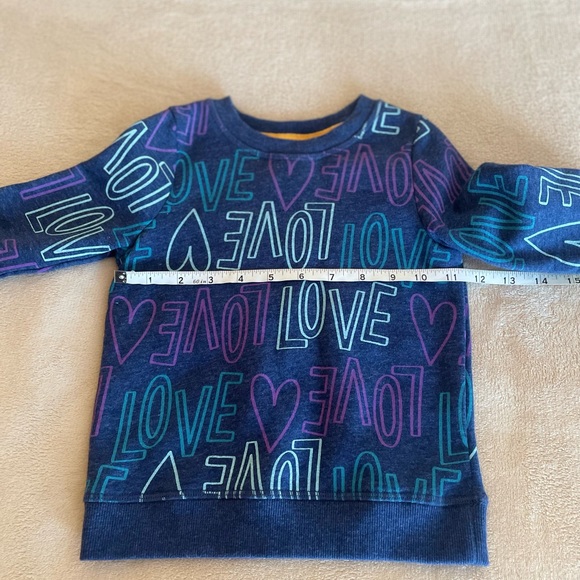 Cat & Jack “Love” Graphic Sweater - Size 3T - Picture 9 of 13